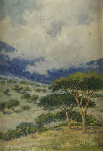 Landscape near Segovia by 
																	Vicente Carrasco y Encina