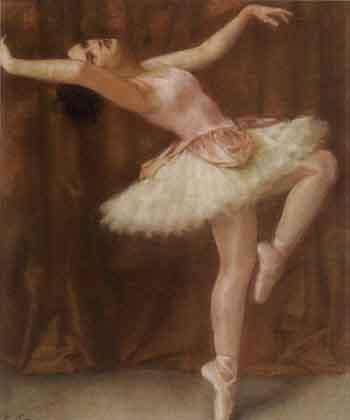 Ballet dancer by 
																	Gustav Sykora