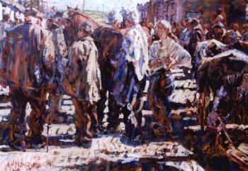 The summing up, evening, Tallow Horse Fair by 
																	Arthur Maderson