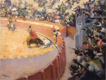 Corrida de toros by 
																	Ricardo Canals y Llambi