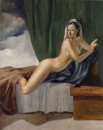 Desnudo - Reclining nude by 
																	Pedro Pruna
