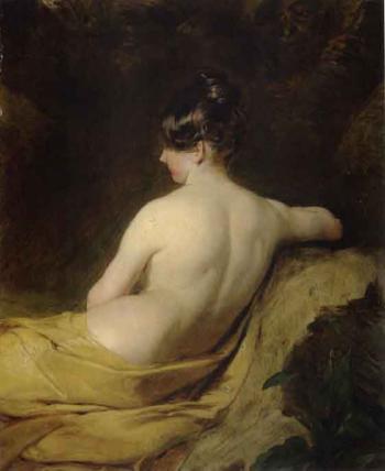 Seated nude girl with faun by 
																			 Fendi