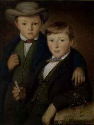 Two brothers by 
																	Georg Anton Gangyner