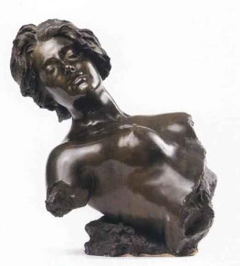 Female bust by 
																	Giuseppe Renda