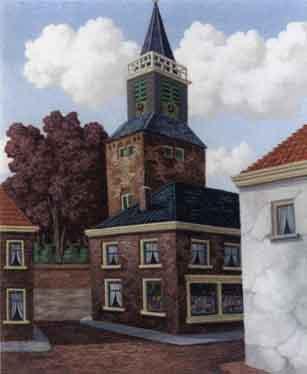 The church og Nigtevegt by 
																	Toon van den Muijsenberg