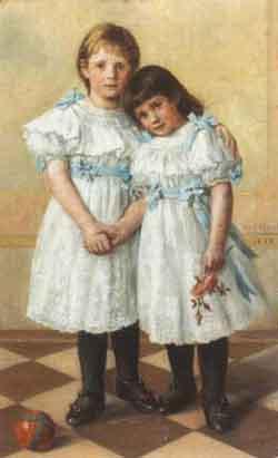 Sisterly love by 
																	Ernst Hanssler