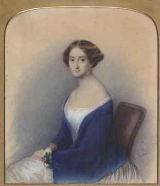 Portrait of lady by 
																	Friedrich Remde