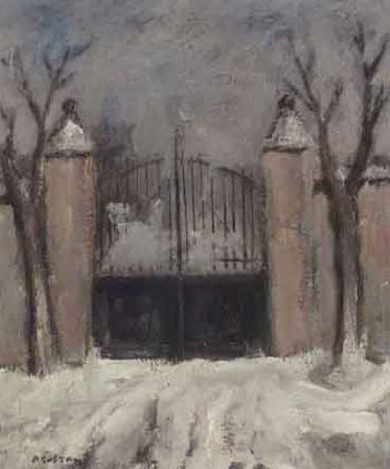 Gate covered in snow by 
																	Antonio Agostani