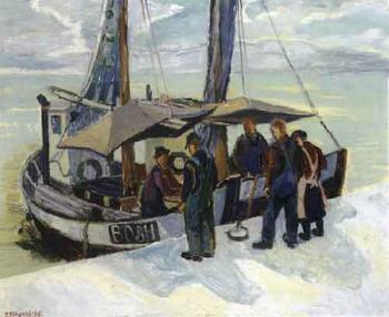 Prawn fishermen by 
																	Reidar Fritzvold