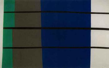 Composition en trois lignes no.2, 1955 by 
																	Robert C Breer