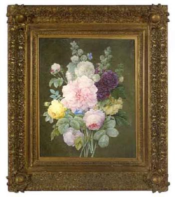 Bouquet de roses et de pivoines by 
																	Adele Janet