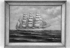 Ship's portrait of sailing ship Fennia by 
																	Unto Kaski