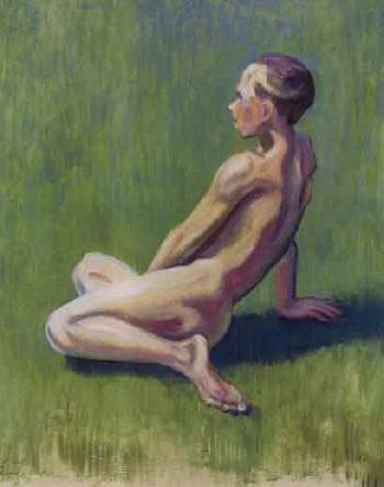 Naked youth by 
																	Einar Ilmoni