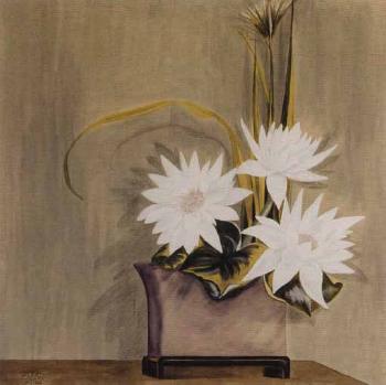 Untitled - Still life of lilies by 
																	Zelda Jackie Ormes