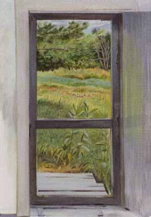 Back door landscape by 
																			Reg Gammon