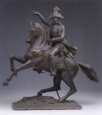 Erzherzog Karl on horseback by 
																	Anton Dominik von Fernkorn
