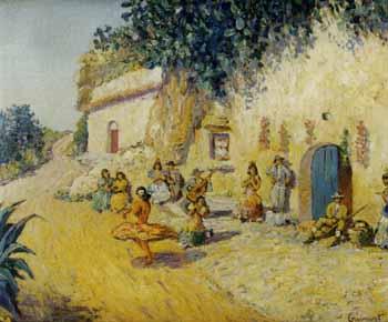 Villagers in Granada by 
																	Francisco Guinart