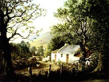 Cottage in the glens by 
																	Gerald Walby