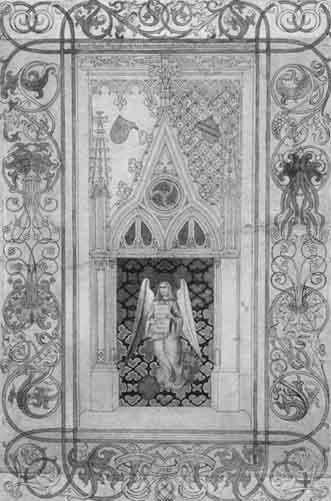 Sketch for a church window by 
																	Hermann Sagstatter