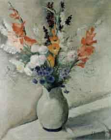 Vase of flowers by 
																	Giuseppe Tempestini