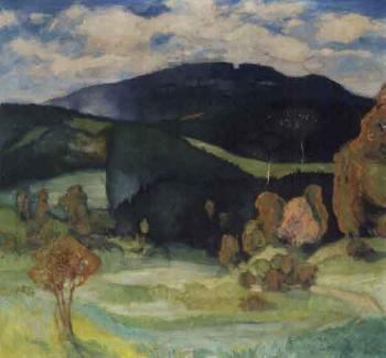 Sumava landscape by 
																	Josef Vachal