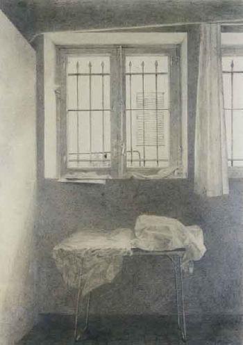 Interior with window by 
																	Isabel Quintanilla