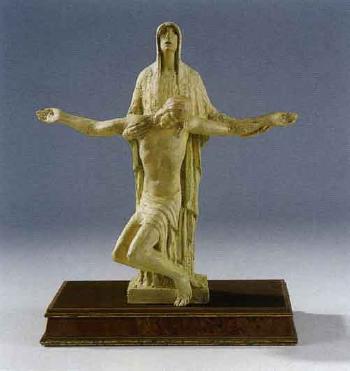 Pieta' for Menendez's funerary monument by 
																	Victorio Macho