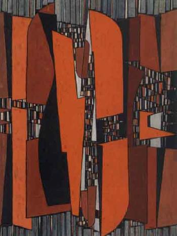 Abstract composition by 
																	Ernst Faesi