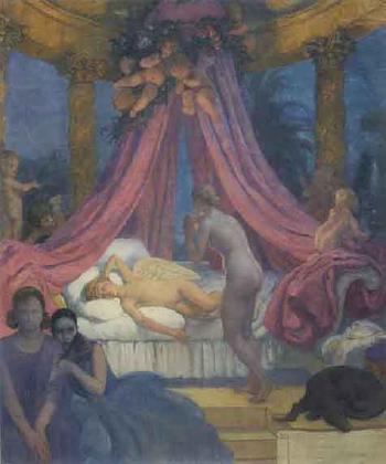 Cupidon endormi by 
																	A M Raynolt