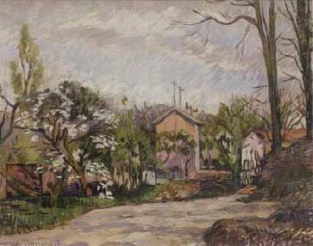 Entree de village by 
																	Georges Tcherkessoff