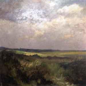 North Norfolk landscape by 
																	William Garfit