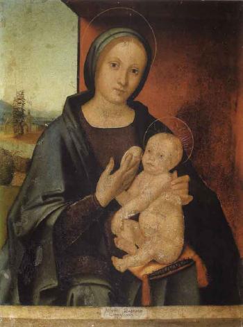 Vierge allaitant l'Enfant Jesus by 
																	 Emilian-Romagna School