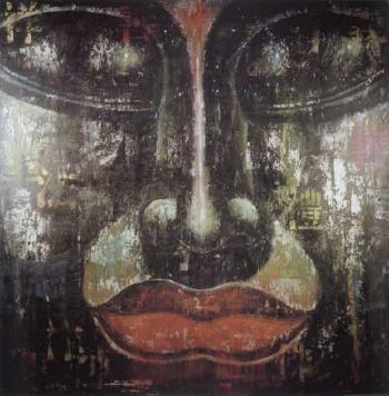 Bouddha noir no 11 by 
																	 Ma Tse Lin