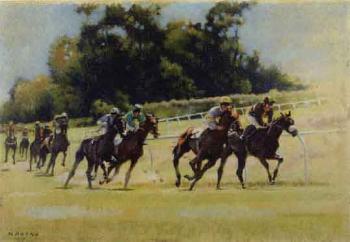 Going round the bend II - Lingfield Park by 
																	William Nassau
