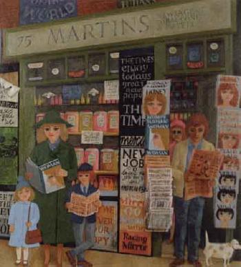 The newsagents by 
																	Margaret Pullee
