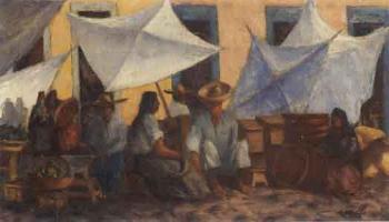 Market scenes by 
																	Salvatore L Aucello