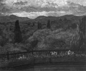 Tuscan landscape by 
																	Caesar Kunwald