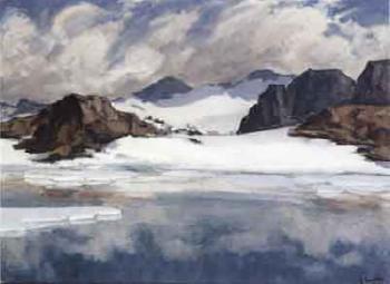 Frozen lake by 
																	Giuliano Emprin
