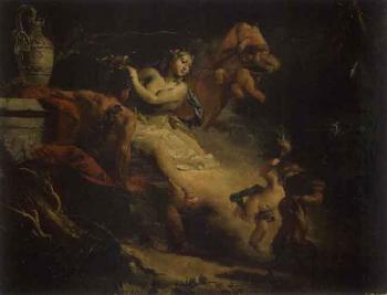 Ariadne and Bacchus by 
																	Francesco Zugno