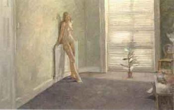 Female nude in interior by 
																	Tom Espley