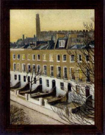 View from the artist's studio, 17 Bedford Gardens, Kensington, London by 
																	Guy Worsdell