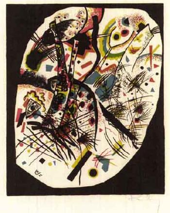 Kleine welten III by 
																	Wassily Kandinsky