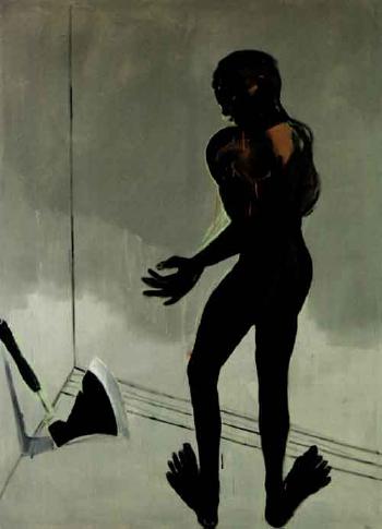 Man and Axe II by 
																	Rainer Fetting