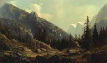 Mountain landscape by 
																	 Zimerman