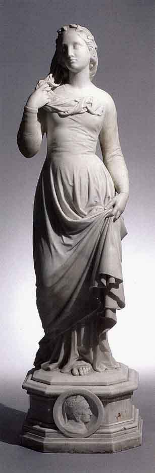 Woman in long dress by 
																	Joseph Hugues Fabisch