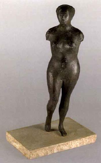 Standing female figure by 
																	Joachim Dunkel