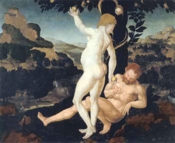 Adam and Eve by 
																	Heinrich Aldegrever