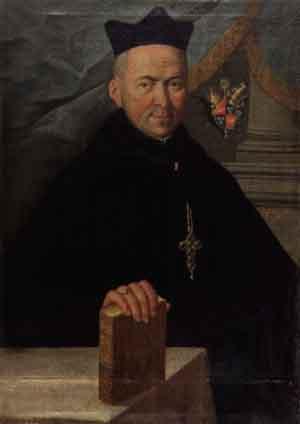 Portrait of Abt Bonifaz III von Pfafers by 
																	Martin Leon Zeuger