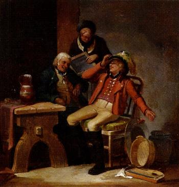 In the tavern by 
																	Hermann Sagstatter