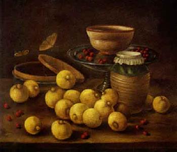 Still life with limes by 
																	Javier Quijas